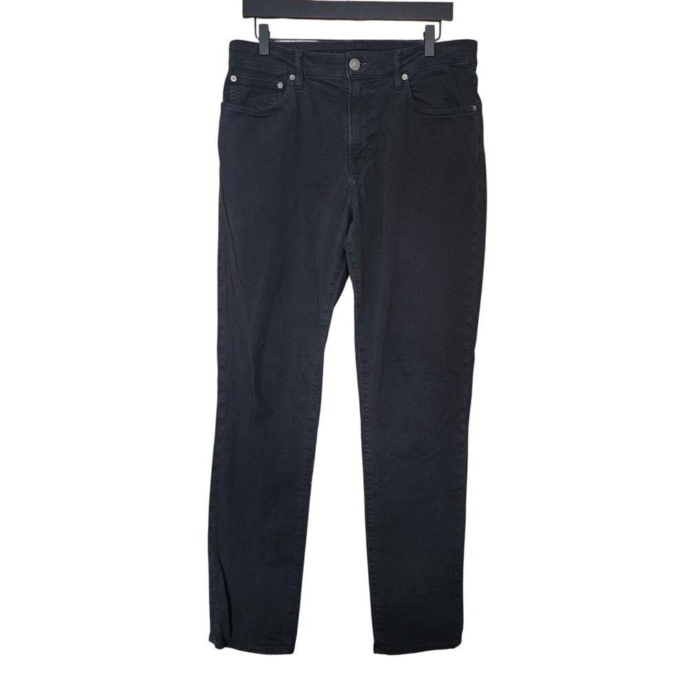 American Eagle Mens Slim Straight Black Flex Jeans 34x34 Cotton Blend